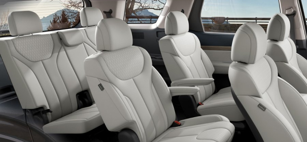 Three rows. All first class.